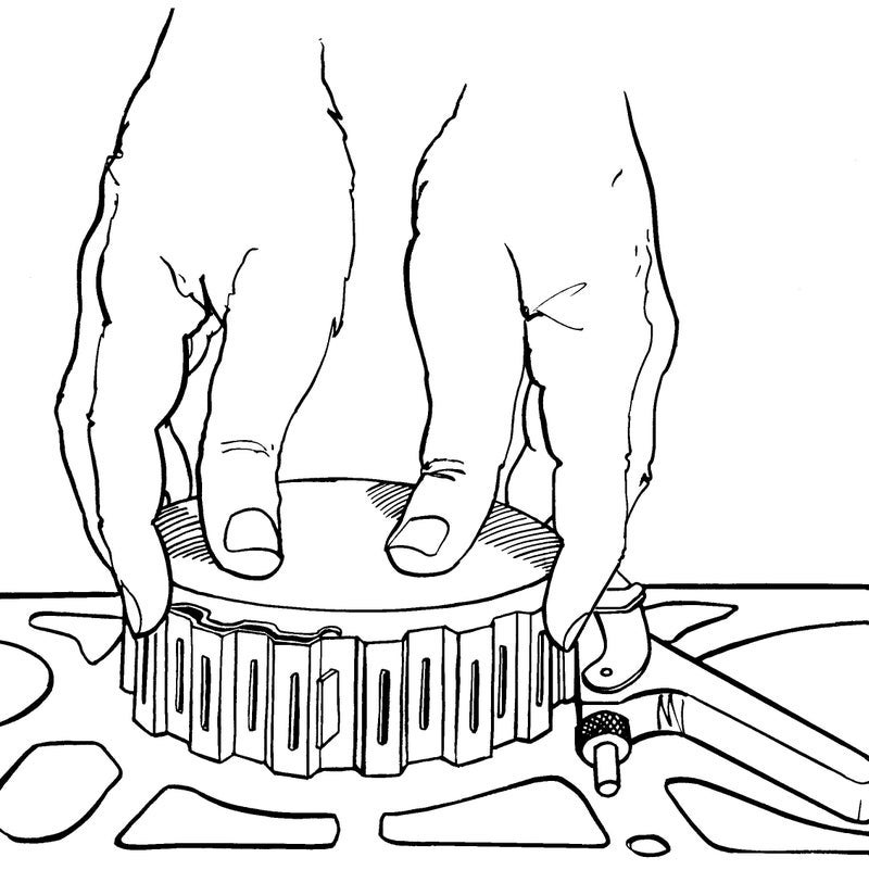 ليسل ضاغط حلقة النطاق 21700 Wrinkle Band - Image 2